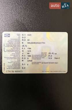 Седан Audi A4 1998 в 