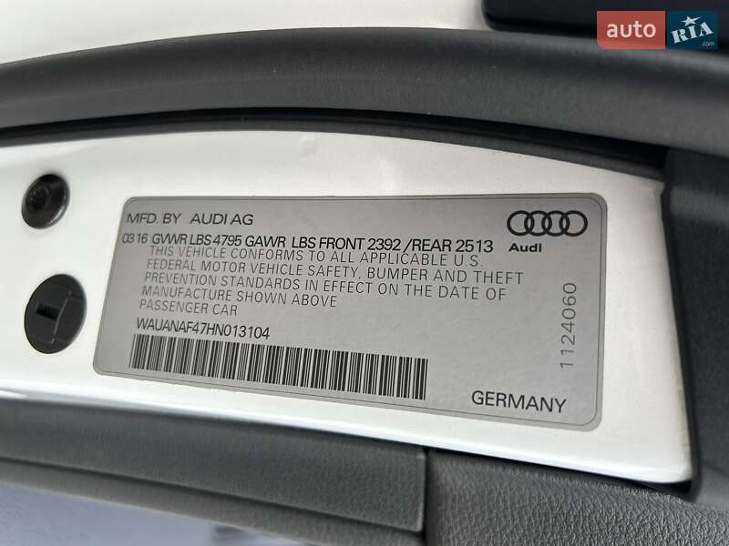 Седан Audi A4 2017 в Киеве