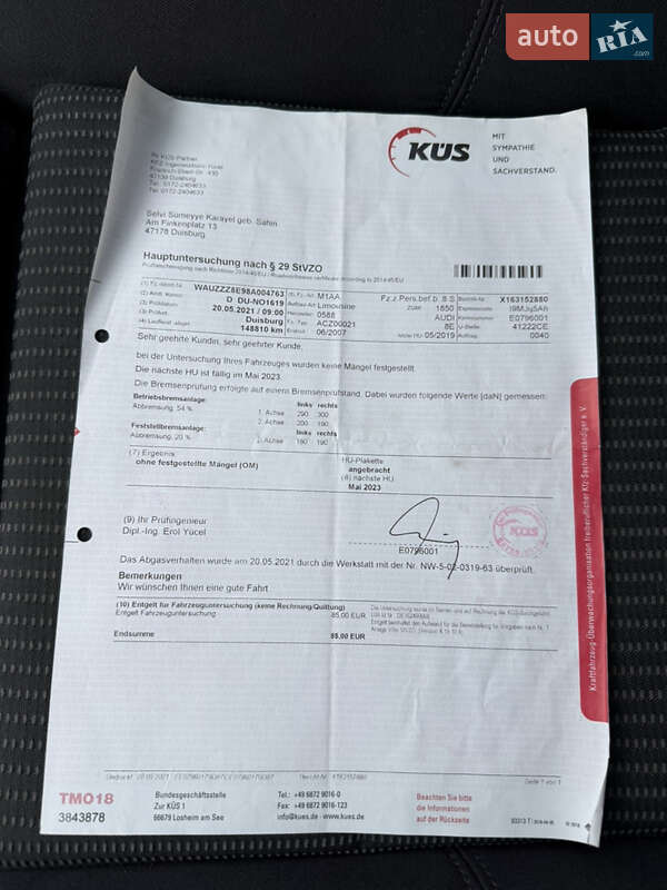 Седан Audi A4 2008 в Красилове фото 108 Седан Audi A4 2008 в Красилове
