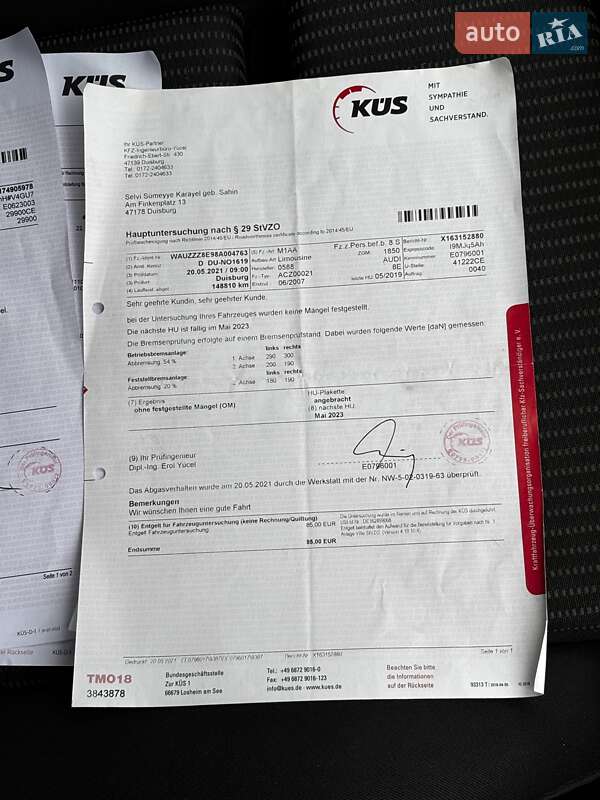 Седан Audi A4 2008 в Красилові фото 129 Седан Audi A4 2008 в Красилові