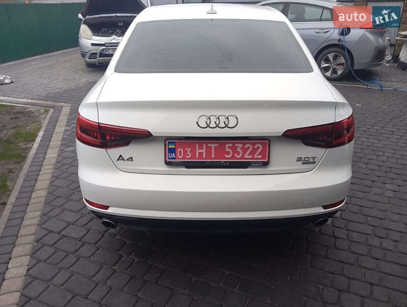 2017 Audi A4, VIN WAUGMAF4XHA179119:plate — фото 1 (autoria)