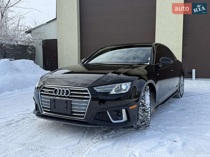 2019 Audi A4, VIN WAUDNAF46KN020596:plate — фото 1 (autoria)