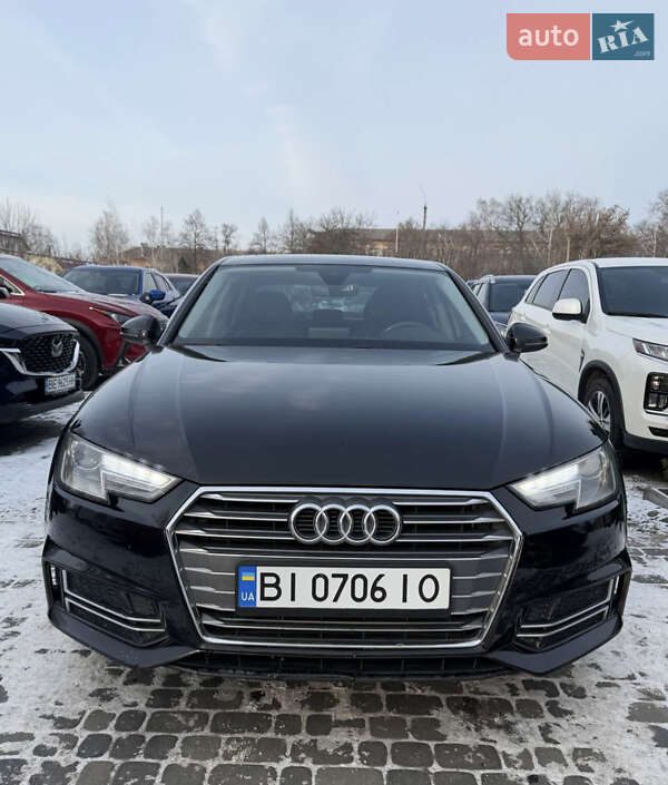 2017 Audi A4, VIN WAUKMAF41JA089633:plate — фото 1 (autoria)