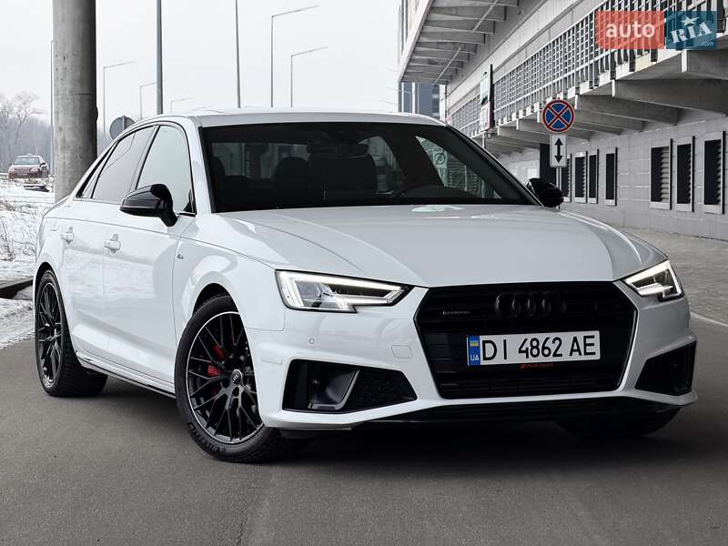 2019 Audi A4, VIN WAUENAF48KA109128:plate — фото 1 (autoria)