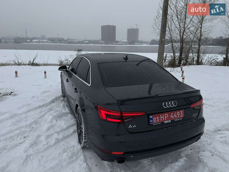 2017 Audi A4, VIN WAUENAF41HN014119:plate — фото 1 (autoria)