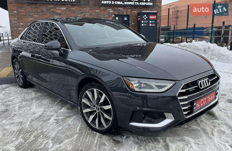 2021 Audi A4, VIN WAUABAF40MA055768:plate — фото 1 (autoria)