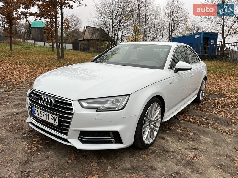 2017 Audi A4, VIN WAUENAF45JA092416:plate — фото 1 (autoria)