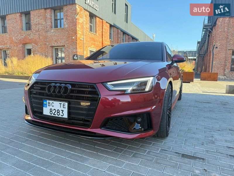 2019 Audi A4, VIN WAUENAF48KA047343:plate — фото 1 (autoria)