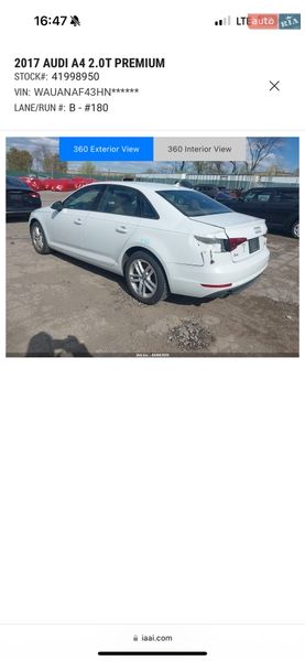 Седан Audi A4 2017 в Киеве