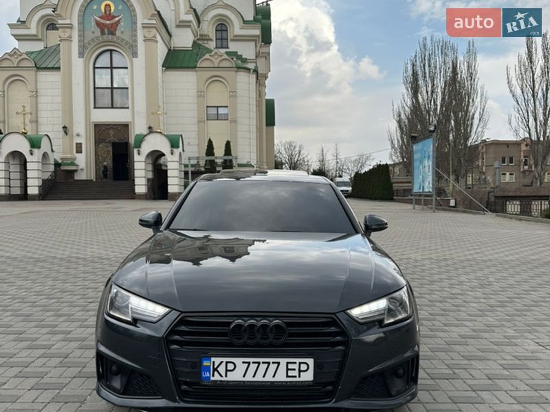 2019 Audi A4, VIN WAUDNAF4XKA073440:plate — фото 1 (autoria)