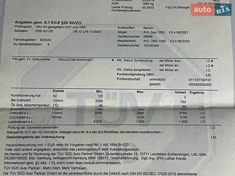 Седан Audi A4 2005 в Києві фото 75 Седан Audi A4 2005 в Києві