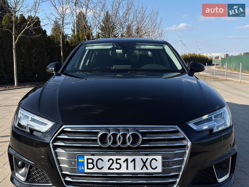 2019 Audi A4, VIN WAUENAF42KA114082:plate — фото 1 (autoria)