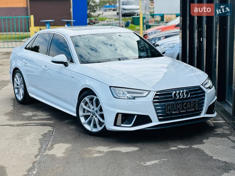 2019 Audi A4, VIN WAUDNAF47KA118057:plate — фото 1 (autoria)