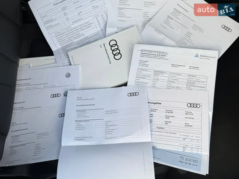 Универсал Audi A4 2020 в Вараше документ