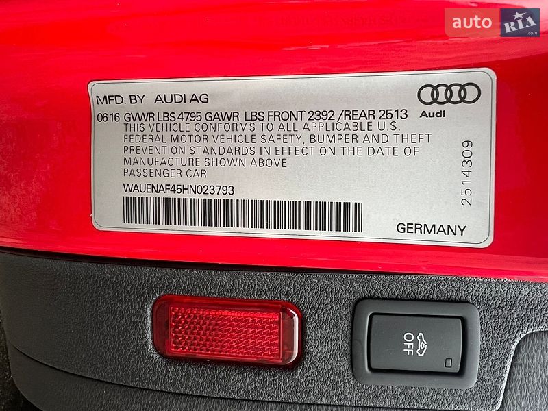 Седан Audi A4 2016 в Одессе