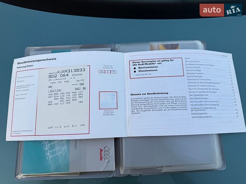 Седан Audi A4 1999 в Липовце