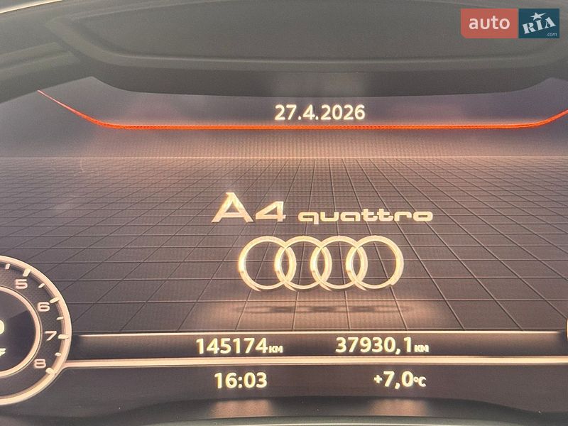 Седан Audi A4 2016 в Харькове