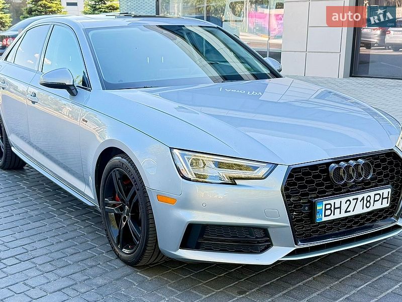2017 Audi A4, VIN WAUENAF46JN007091:plate — фото 1 (autoria)