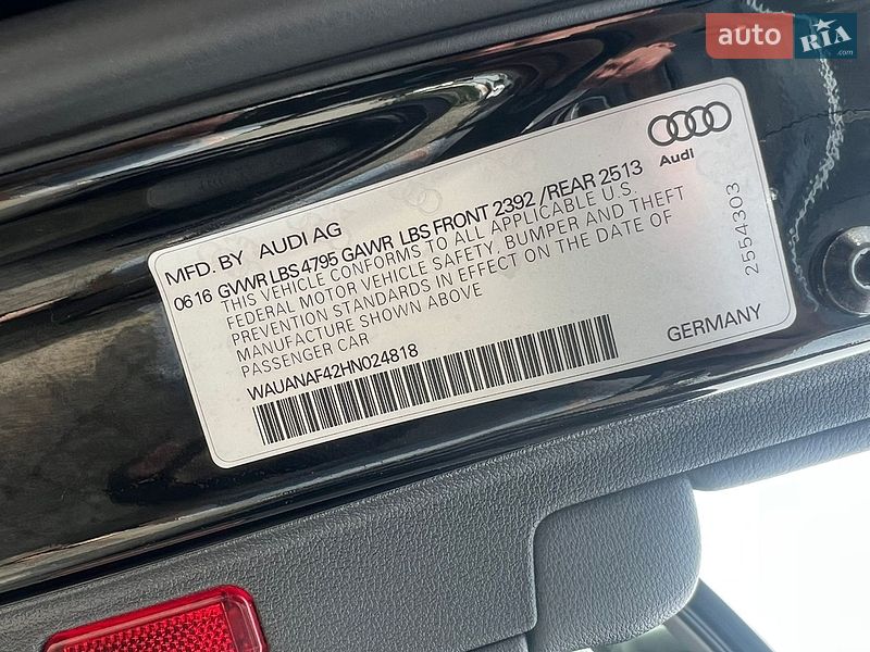 Седан Audi A4 2016 в Ровно