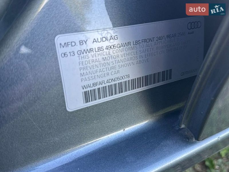 Седан Audi A4 2013 в Козельщині