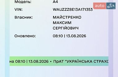 Универсал Audi A4 2002 в Коростене