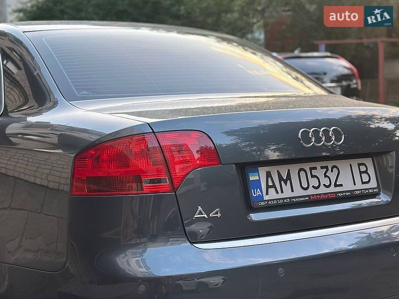 Седан Audi A4 2007 в Житомирі фото 12 Седан Audi A4 2007 в Житомирі