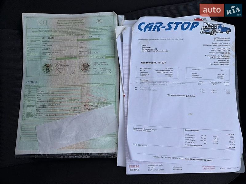 Седан Audi A4 2006 в Вінниці