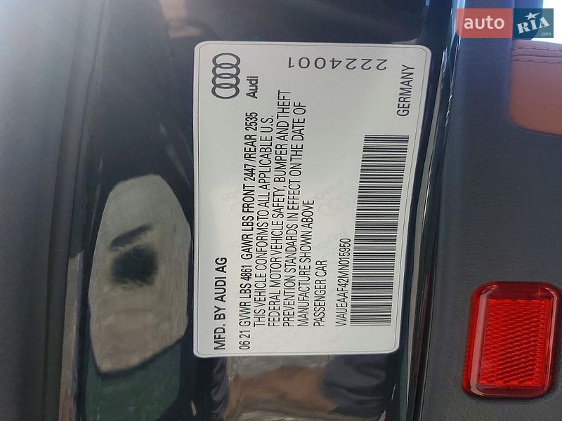 Седан Audi A4 2021 в Киеве