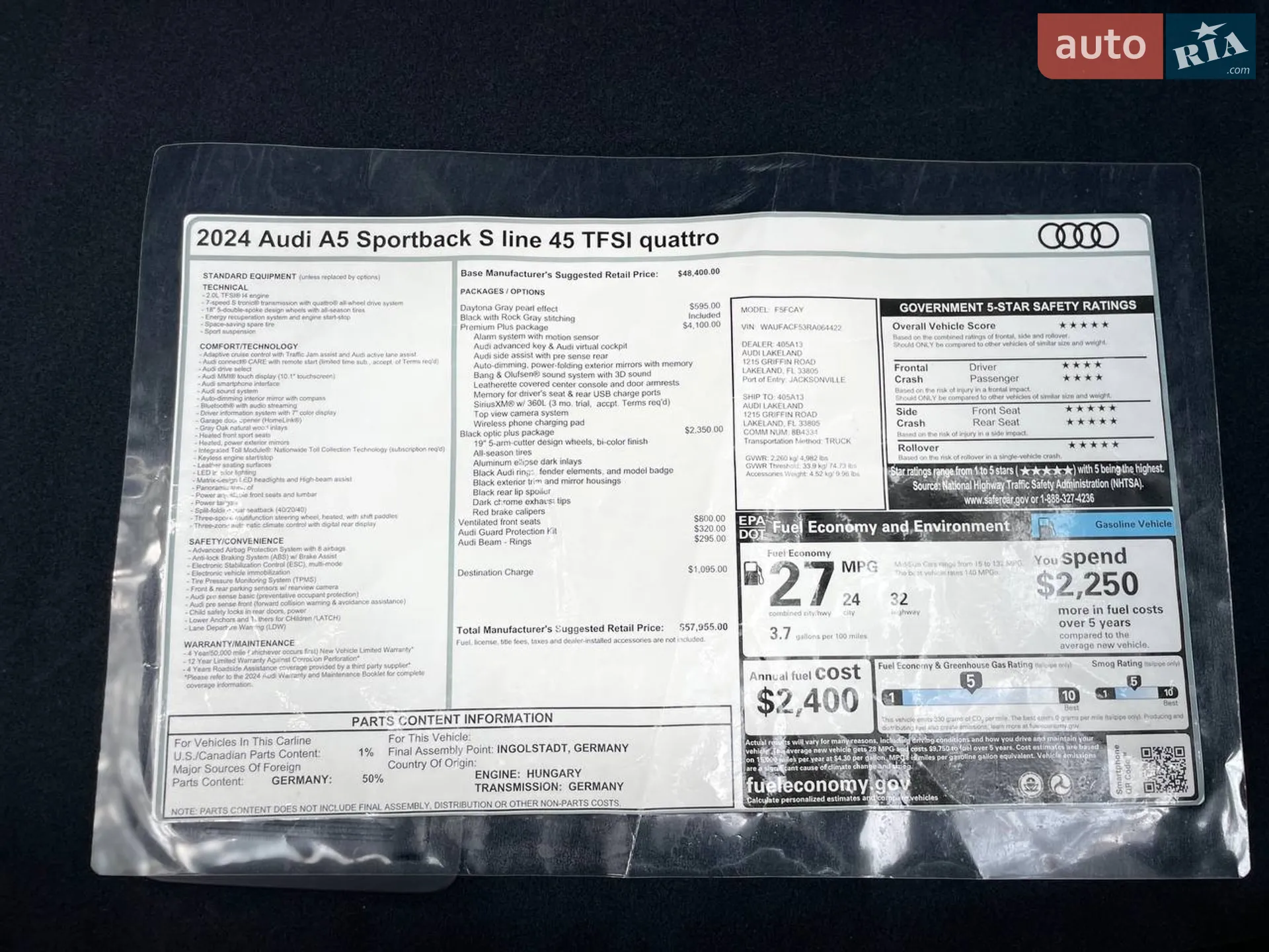 2024 Audi A5 - мініатюра 69