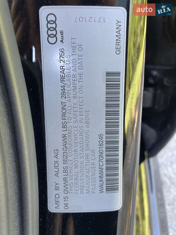 Седан Audi A6 2015 в Киеве