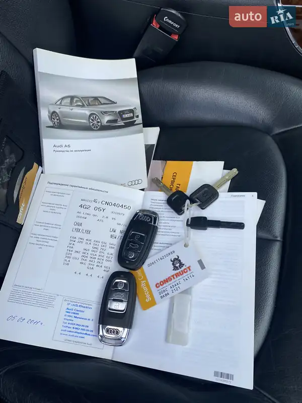 Седан Audi A6 2011 в Конотопе документ