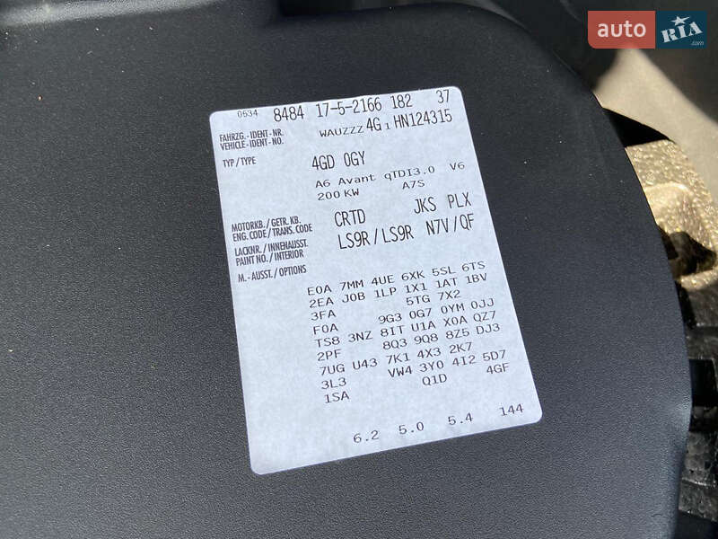 Універсал Audi A6 2017 в Золотоноші