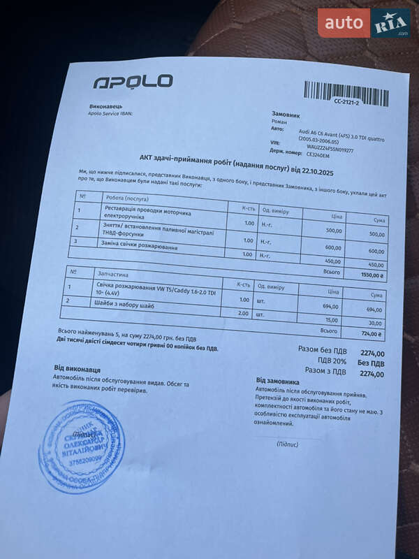 Седан Audi A6 2004 в Чернівцях фото 15 Седан Audi A6 2004 в Чернівцях