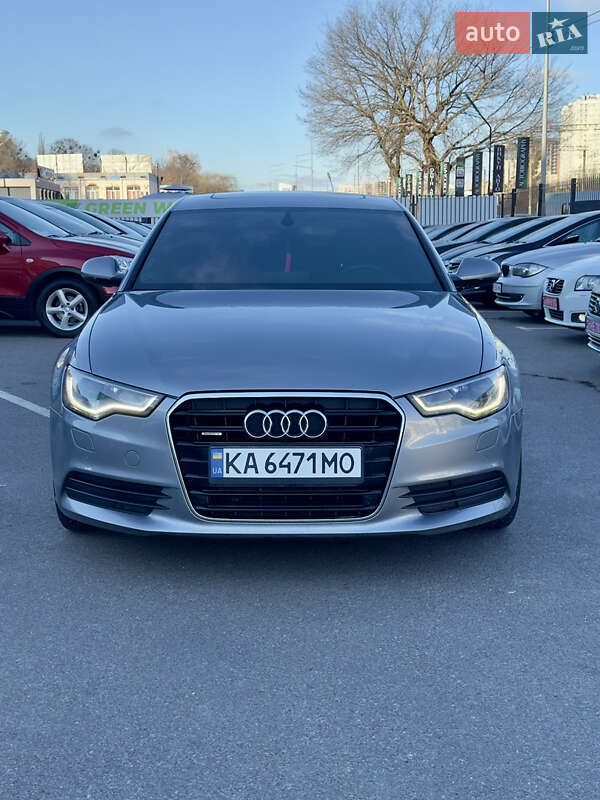 2014 Audi A6, VIN WAUGFAFC3FN032597:plate — фото 1 (autoria)