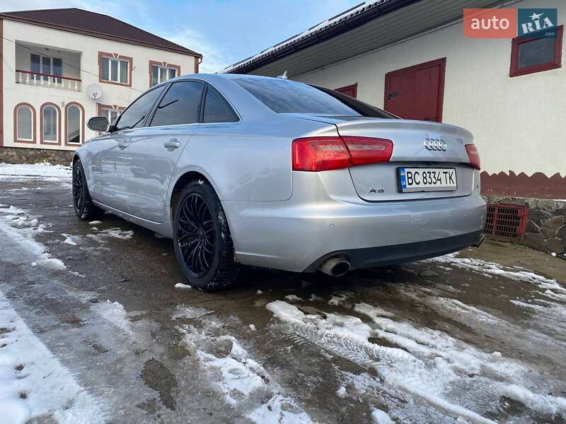 2013 Audi A6, VIN WAUGFAFC8EN056408:plate — фото 1 (autoria)