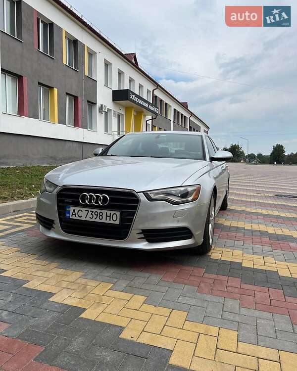 2014 Audi A6, VIN WAUGFAFC9EN155433:plate — фото 1 (autoria)