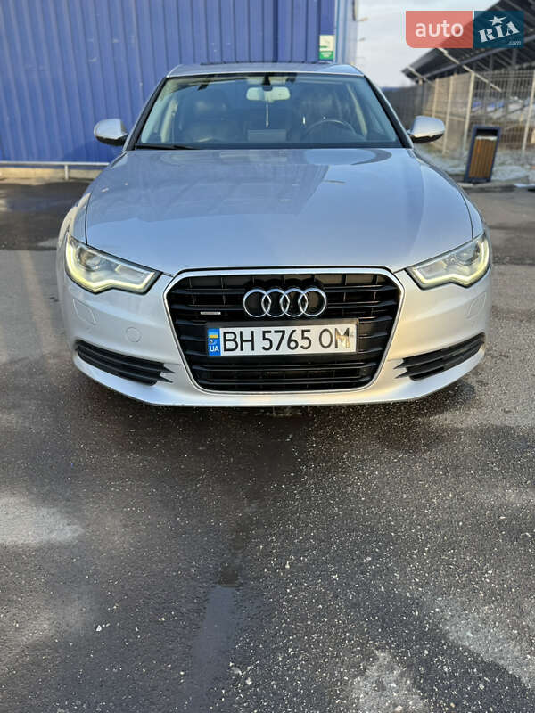 2012 Audi A6, VIN WAUGGAFC2CN144607:plate — фото 1 (autoria)