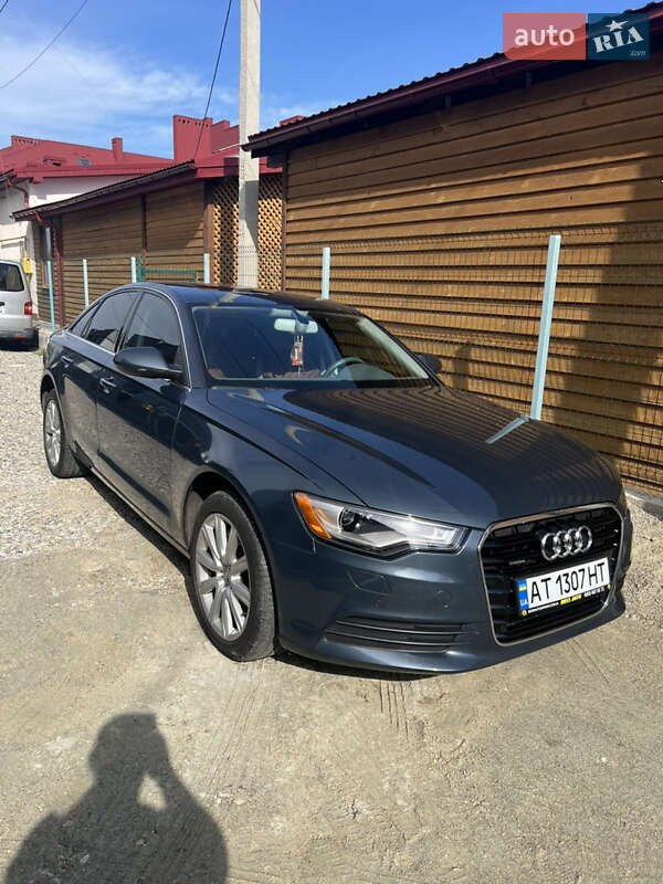 2014 Audi A6, VIN WAUGFAFC8FN013494:plate — фото 1 (autoria)