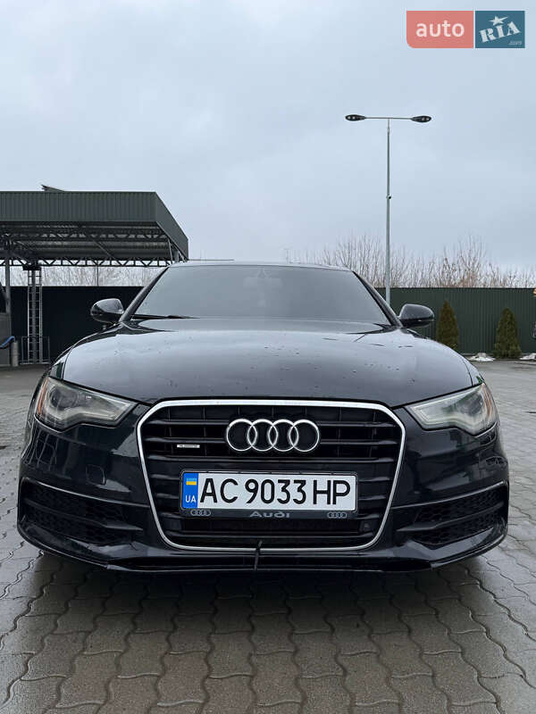 2012 Audi A6, VIN WAUHGAFC7DN022055:plate — фото 1 (autoria)