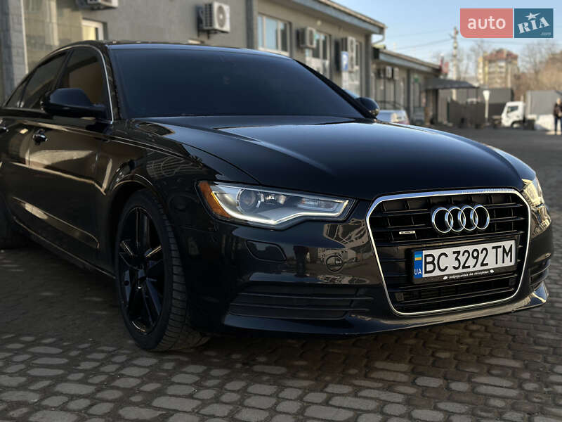 2014 Audi A6, VIN WAUGFAFC4FN042832:plate — фото 1 (autoria)