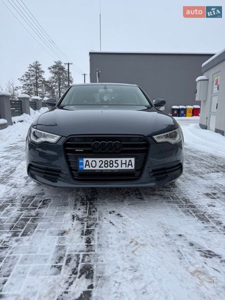 2013 Audi A6, VIN WAUZZZ4G3EN064761:plate — фото 1 (autoria)