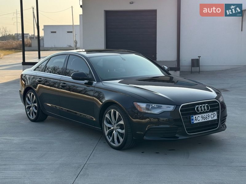 2012 Audi A6, VIN WAUGFAFC9DN005644:plate — фото 1 (autoria)