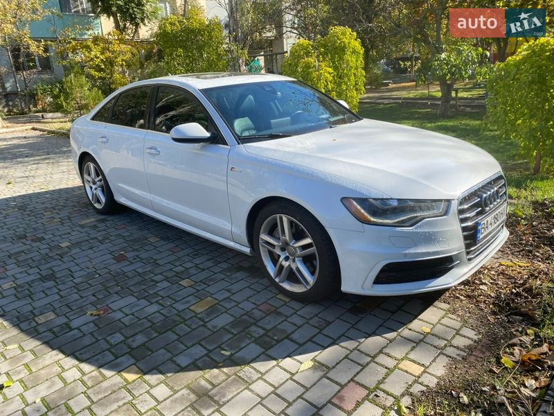 2014 Audi A6, VIN WAUHGAFC0FN019310:plate — фото 1 (autoria)