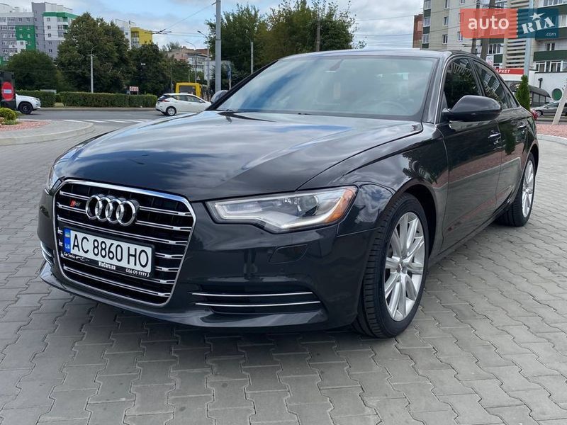 2013 Audi A6, VIN WAUGFAFC5DN102677:plate — фото 1 (autoria)