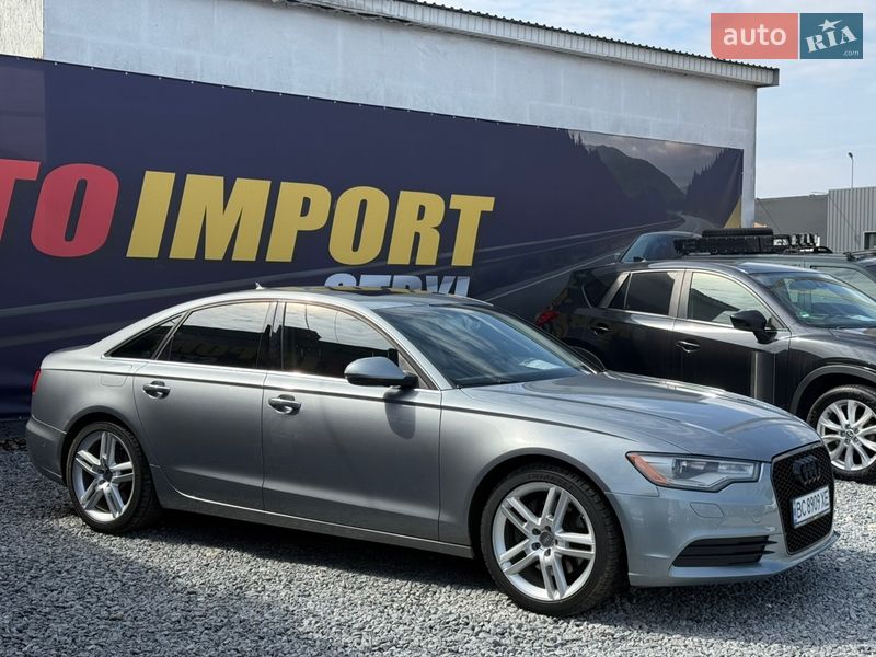 2014 Audi A6, VIN WAUGFAFC0FN013019:plate — фото 1 (autoria)