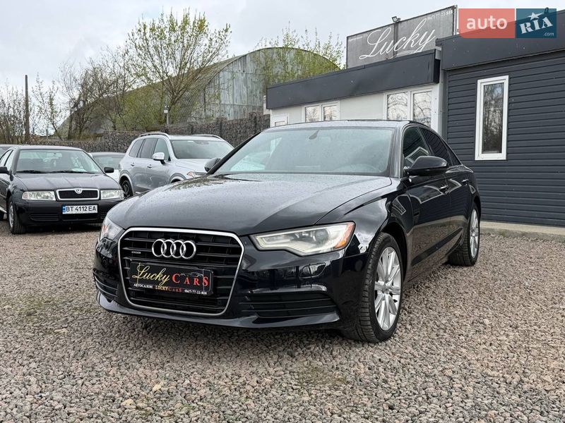 2012 Audi A6, VIN WAUGFAFC3DN054192:plate — фото 1 (autoria)