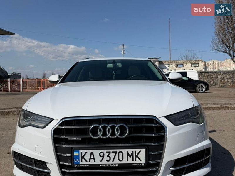 2015 Audi A6, VIN WAUGFAFC7GN063093:plate — фото 1 (autoria)