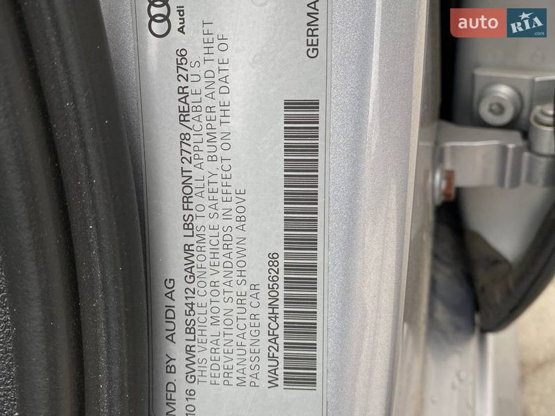 Седан Audi A6 2016 в Львове