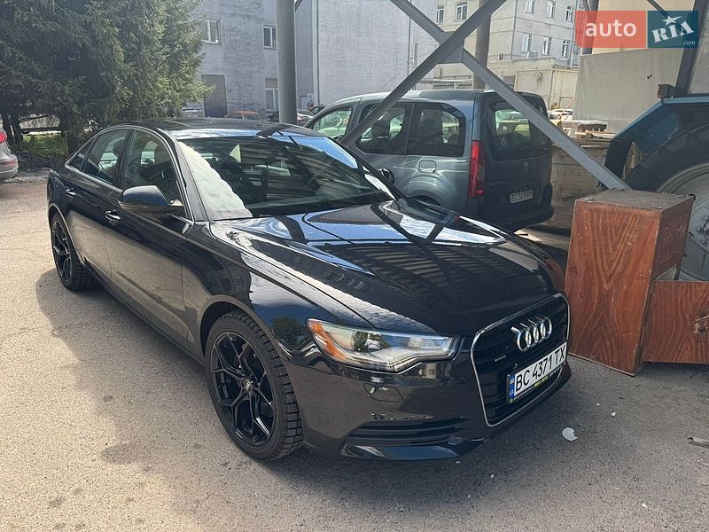 2014 Audi A6, VIN WAUGFAFC0FN021928:plate — фото 1 (autoria)