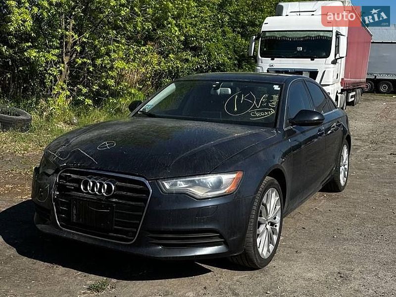 2014 Audi A6, VIN WAUGFAFC6EN045679:plate — фото 1 (autoria)